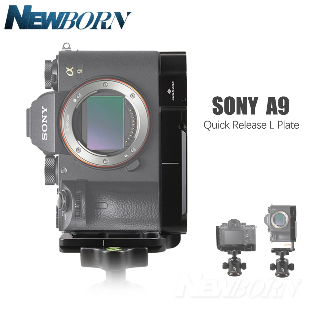 A9 БЫСТРОРАЗЪЕМНАЯ L пластина/держатель кронштейна для Sony a9 A7MIII A7RIII A7R3 A7M3 RRS Benro SIRUI