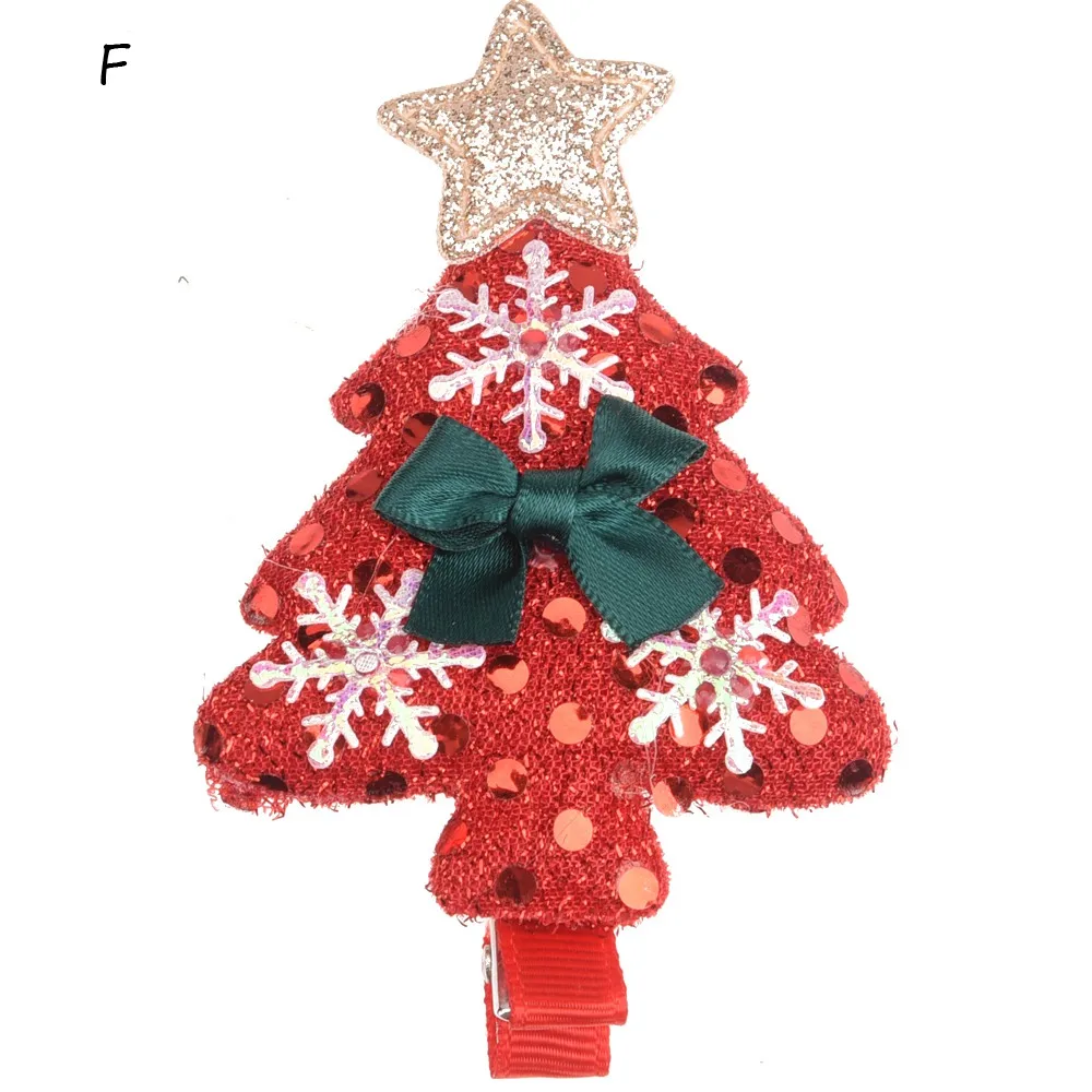 7 шт. новогодние украшения для волос с бантом|fashion hair clip|hair cliphair clip fashion |