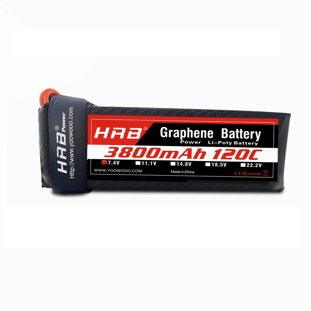 Батарея Графен HRB Lipo 2S 3S батарея 120C 240C с высоким разрядом для радиоуправляемого