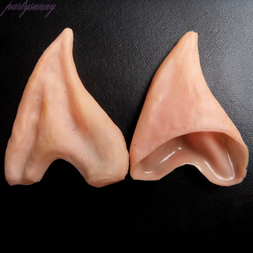 PF эльфийские уши для Косплэй партии латекс накладные заостренные реквизит