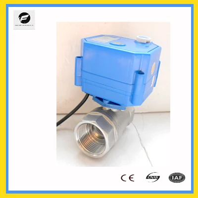 CWX25S 2way 1/2 дюйма 3/4 1 дюйм DC9 24V клапан электродвигателя с функцией автоматического