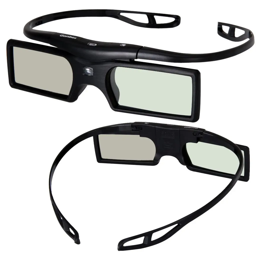 Top Deals Gonbes 3D Glasses for DLP-Link projector Beamer OPTOMA GT750 GT360 HD20 HD21 Benq Viewsonic Acer Dell Vivitek SHARP |
