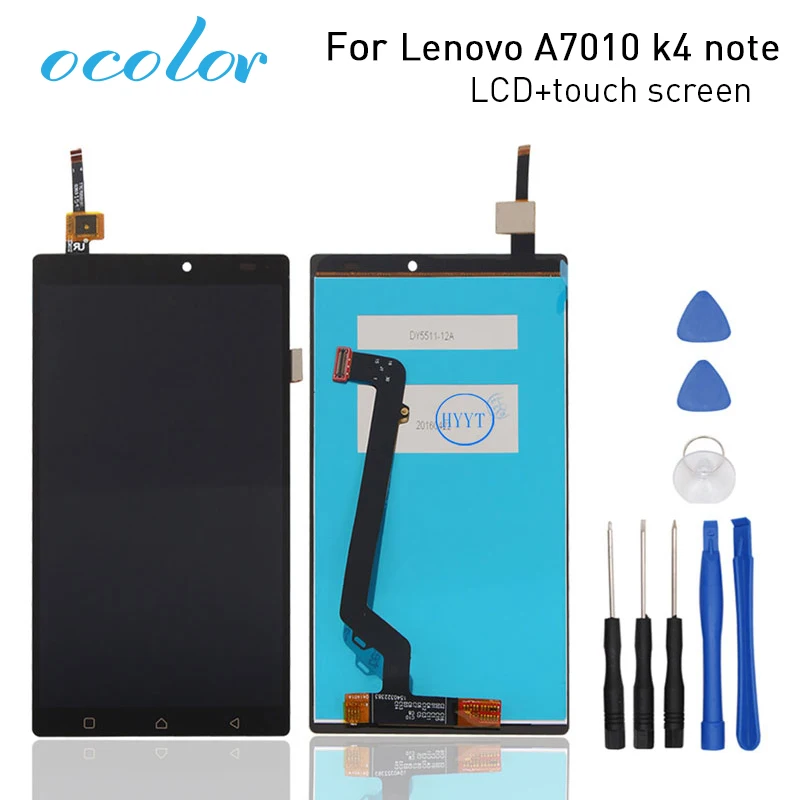 Ocolor для lenovo A7010 ЖК дисплей Дисплей и Сенсорный экран Экран Замена с инструментами
