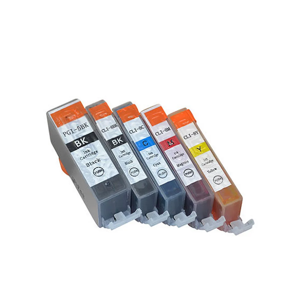 Совместимые чернильные картриджи для Canon PIXMA iP4200 iP4300 iP4500 MP500 iP5200 MP530 MP600 MP610 MP800 5 шт. |