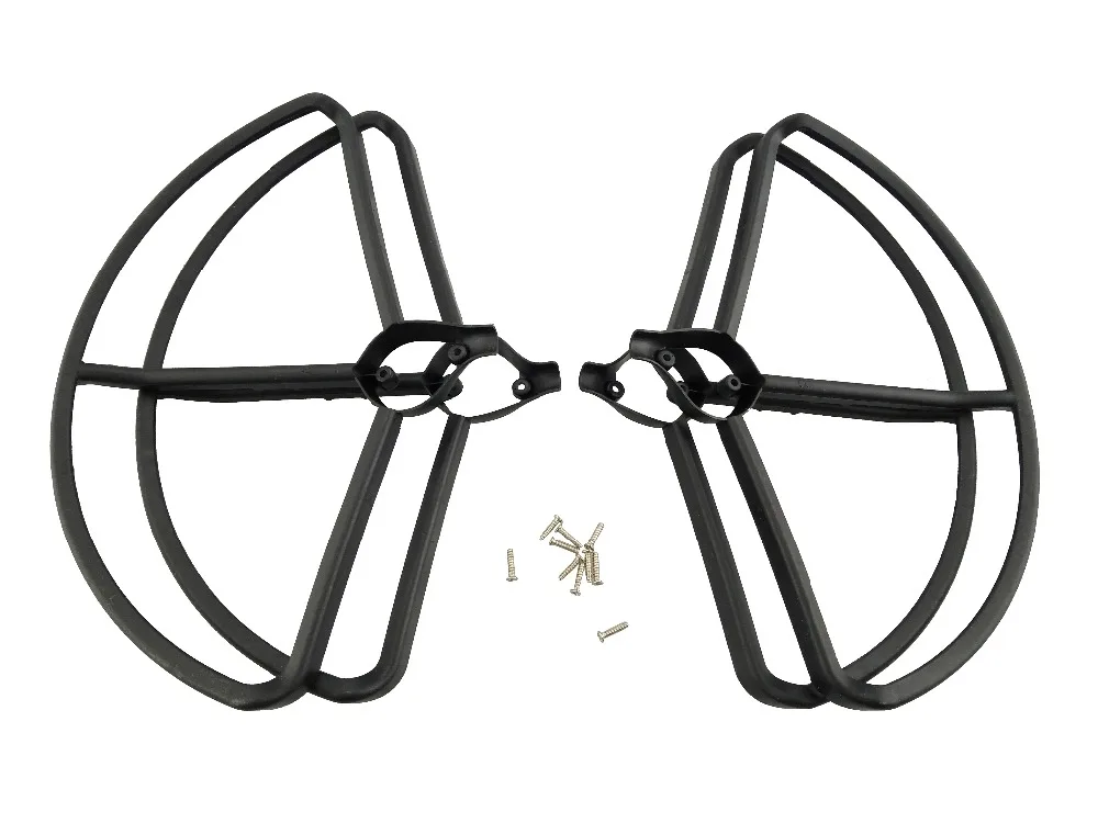 2 пары лезвий CW/CCW 4 шт. защитное кольцо для Hubsan H501S H501A H501C H501M W pro черный вертолет с