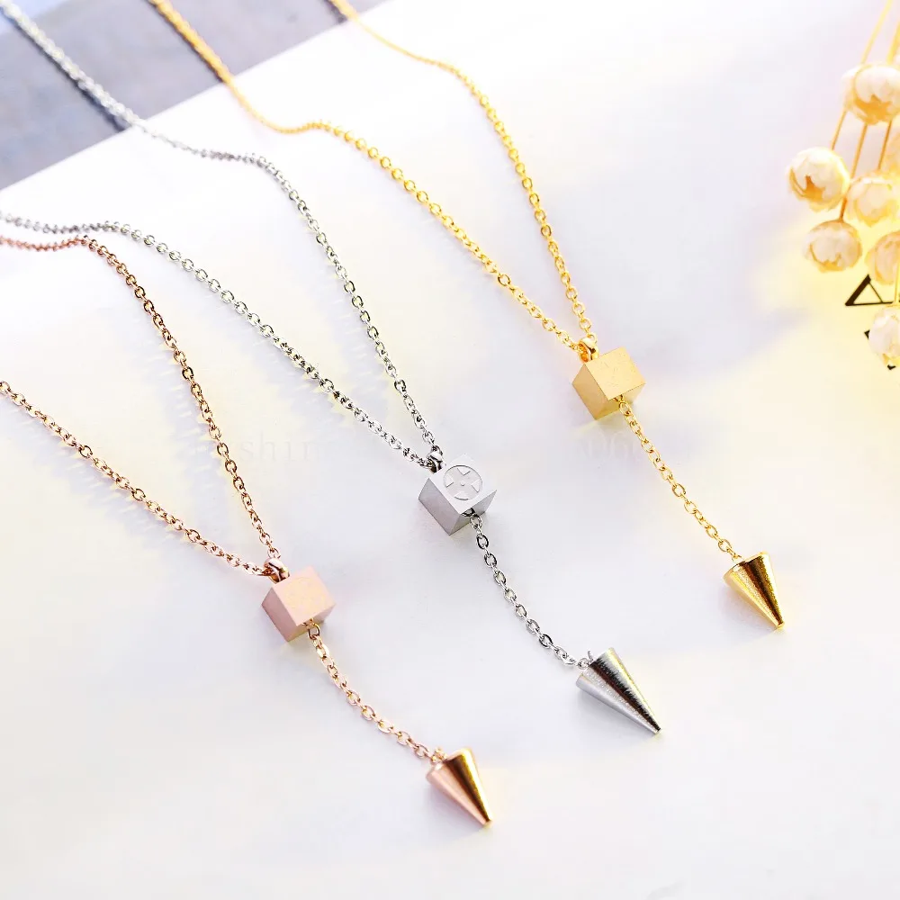 2017 Модные украшения колье coess конические Ожерелья для мужчин Bijoux Femme