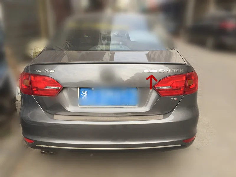 Металлическая 3D Автомобильная наклейка боковая эмблема значок для skoda fabia peugeot 207