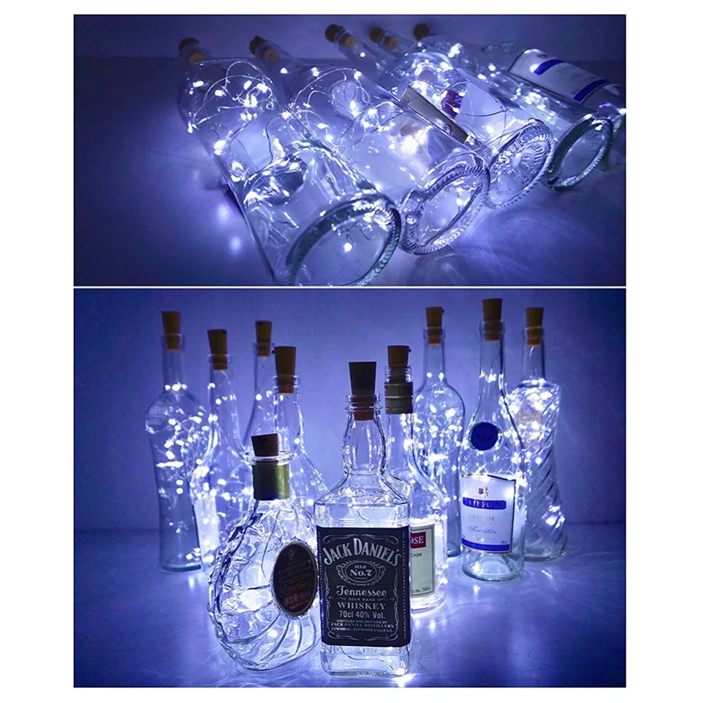Светодиодная Водонепроницаемая ламсветильник в виде звездной бутылки 1 м/2 м 10