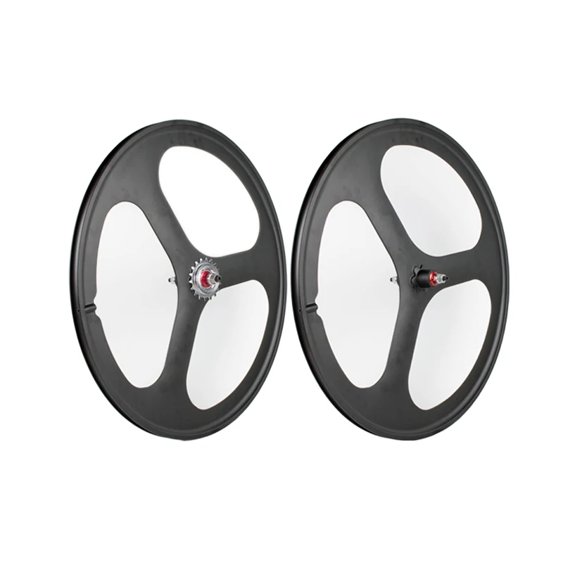 free flywheel 700C шоссейная велосипедная колесо Fxed gear Велосипедное колесо цельная структура 3 спиц Велосипедное колесо - Цвет: free flywheel