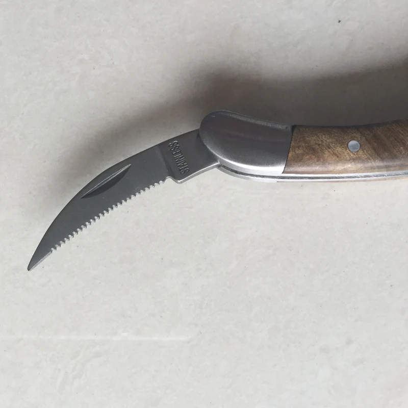 Высокое качество нержавеющая сталь открывалка для вина деревянной ручкой Multi