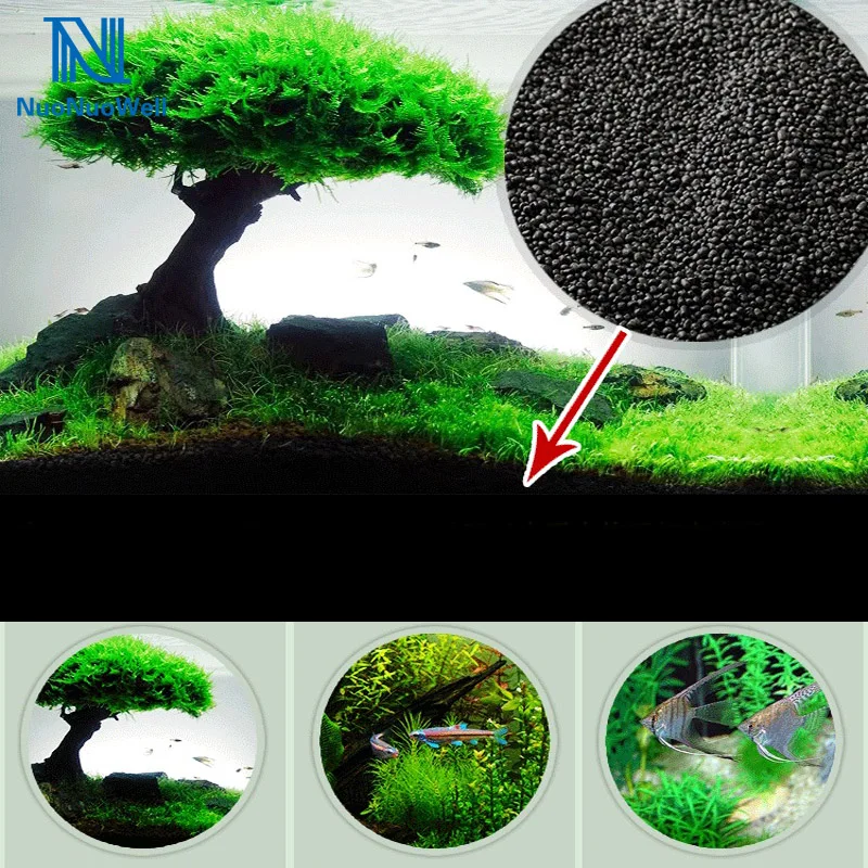 

NuoNuoWell 500G Aquatic Water Grass Mud Aquarium Plant Moss Anubias Nana Barteri Grow Medium High Quality