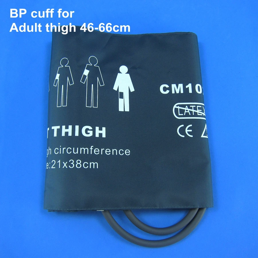 Adult thigh V-LOCK, профессиональный тонометр, анероидный сфигмоманометр, BP манжета, для взрослых, для взрослых, детей, младенцев - Цвет: Adult thigh