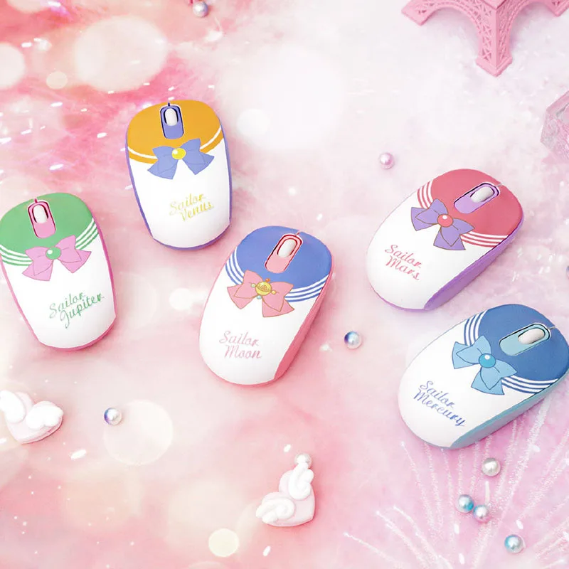 sailor moon Sailor Senshi Wireless gaming mouse Mercury Jupiter Venus mars USB costume props