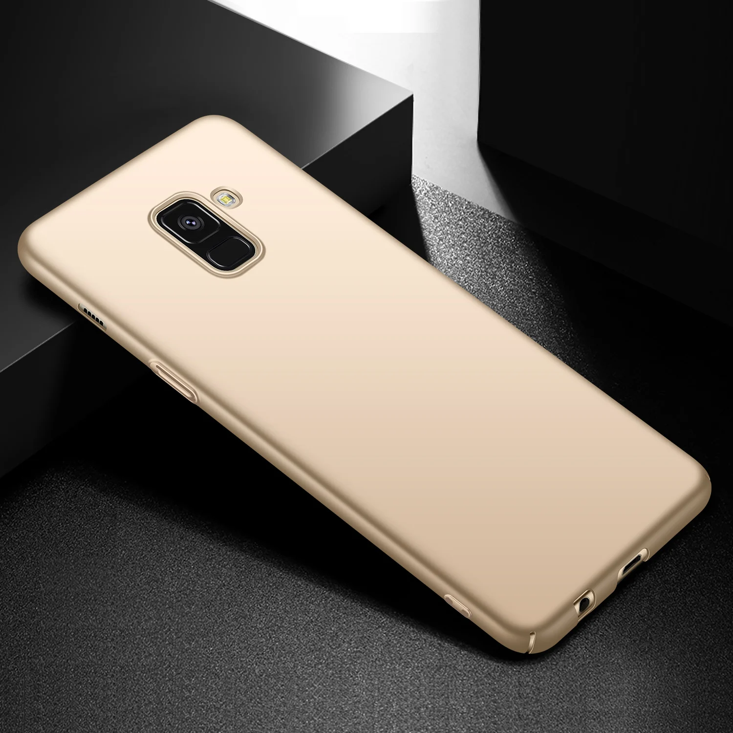 Для samsung Galaxy A8 A8Plus чехол Высокое качество Жесткий ПК Тонкий матовый защитный чехол для задней панели чехол s для samsung a8 plus