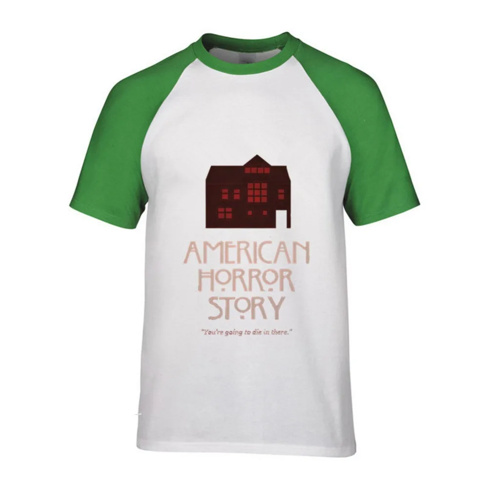 Новая Мода ужас футболка с короткими рукавами Для мужчин American Horror Story печать