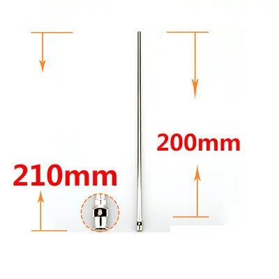 200mm cannula long 10 упаковок-100 мм или 150 мм, 200 мм дозирующая игла(8 г, 10 г, 12 г, 14 г. 27 г опционально)-тупой наконечник, все металлические - Цвет: 200mm cannula long