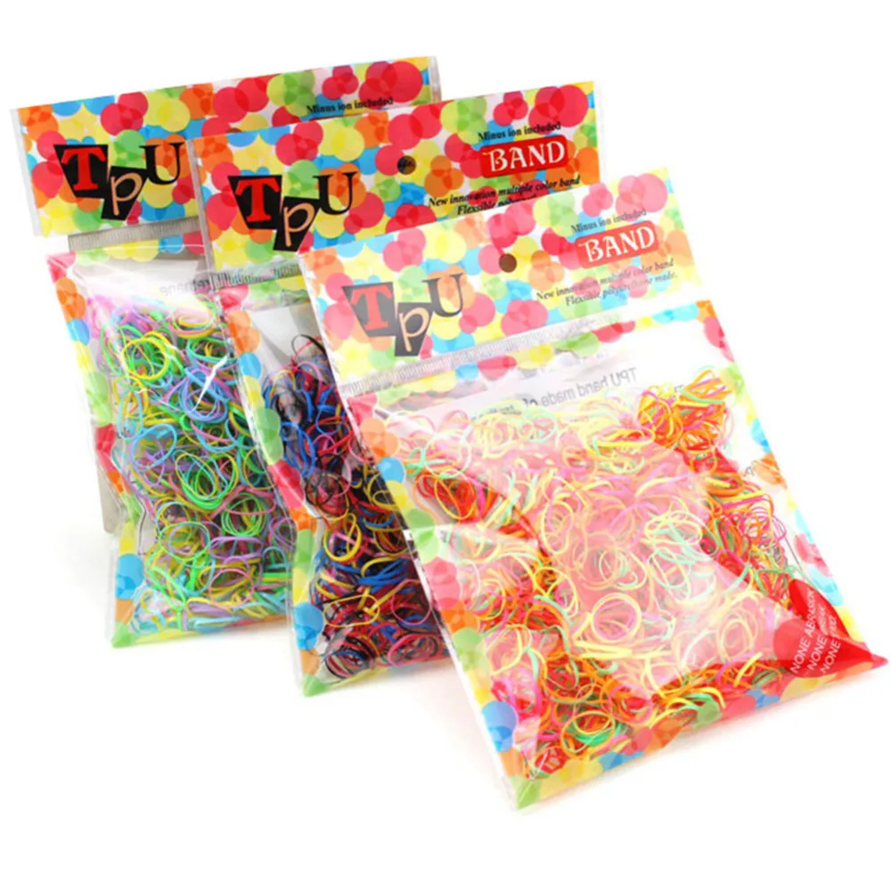 600 шт./упаковка резинки для волос карамельных цветов | Детская одежда и обувь