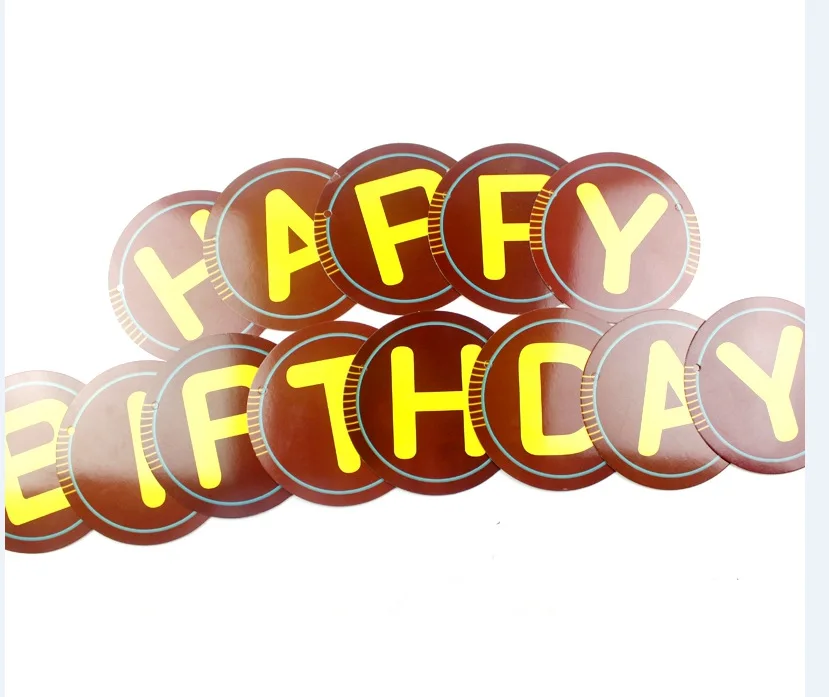 17 шт./компл. 5 м коричневый Медведь Кролик Кони день рождения мультипликационный