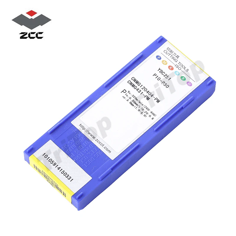

HOT SELL ORIGINAL ZCC.CT CUTTING TOOL CNMG 120404 -PM YBC251 inserts CNMG431 CNMG120404 STEEL STAINLESS STEEL TURNING TOOL