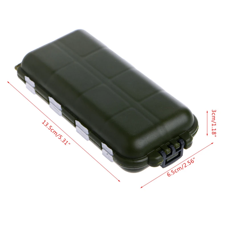 

16 Compartments Fishing Box Storage Case Fly Fish Lures Spoon Hook Bait Tackle