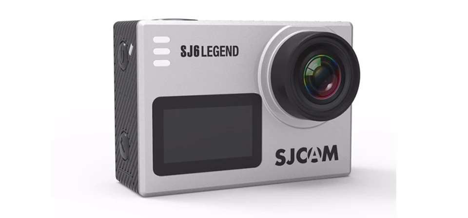 Серый Оригинальная Спортивная Экшн-камера SJCAM SJ6 Legend NTK96660, 4K HD, 2 дюйма, сенсорный экран, водонепроницаемая Спортивная экшн-камера, 32 ГБ, SD карта, подарок - Цвет: Серый