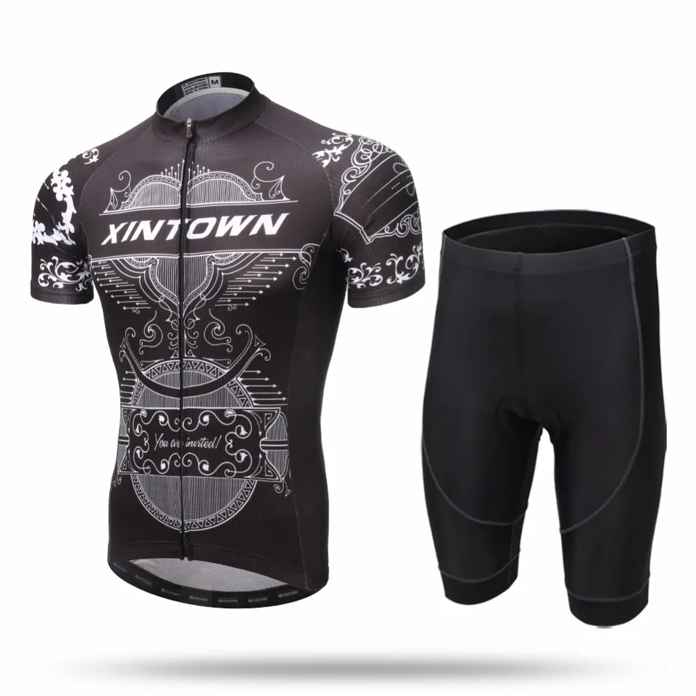 XINTOWN Breathable Anti-Sweat Short Sleeve Cycling Sets Clothes Jerseys Bib Shorts Bike Ropa Ciclismo Bicycle Jersey YAOYUEHEI | Спорт и