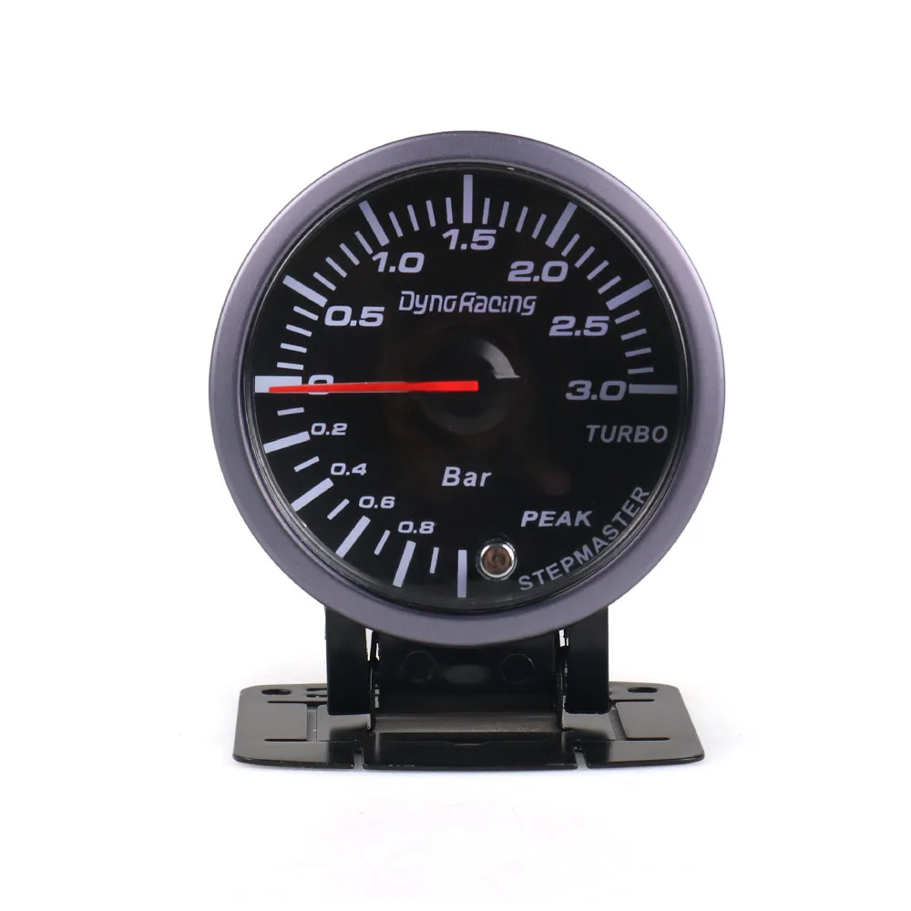 Dynoracing 60 мм черный Автомобильный турбо Boost gauge 3 бар с белым и янтарным освещением турбо boost meter автомобильный измеритель TT101477