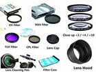 Фильтр (UV CPL FLD ND4 Close up + 2 + 4 + 10 ) + бленда + крышка + чистящая ручка для камеры Panasonic Lumix FZ80 FZ82 FZ83 FZ85