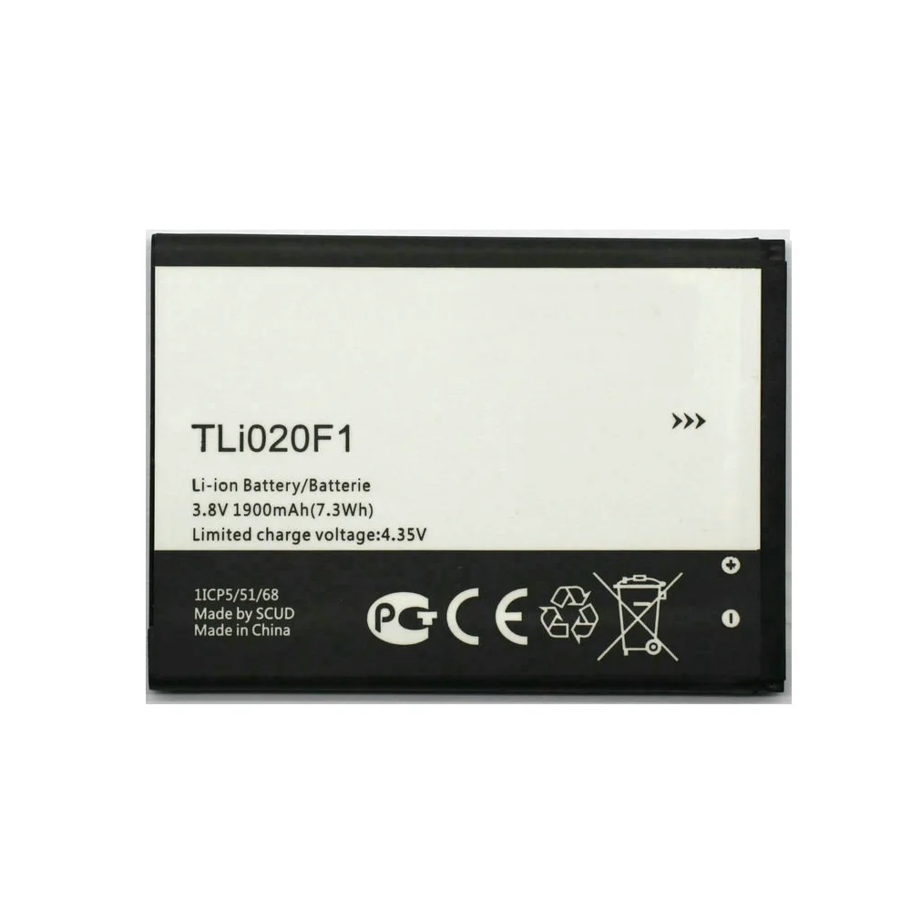 Аккумулятор TLi020F1 для TCL J720T J726T Alcatel One Touch Pop 2 5042D C7 7040 2000 мАч 2019|Аккумуляторы