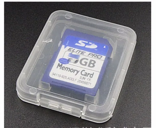 DHL бесплатно. 2000 шт. пластиковая коробка для 2 ГБ 4 8 TF SD MicroSD карт | Электроника