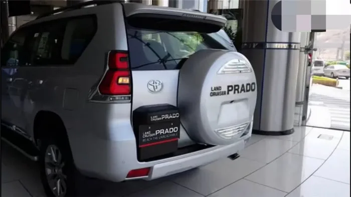 ABS Автомобильная задняя крышка запасного колеса наклейка декоративные планки для Toyota Land Cruiser Prado FJ150 аксессуары