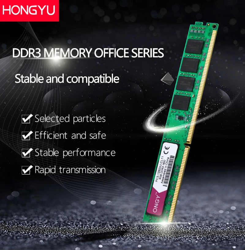 ONGY Ram DDR3 8 Гб 1600 МГц настольная память 240pin 1,5 В новая DIMM Компьютерная память оперативная память ddr 3 для Intel и AMD