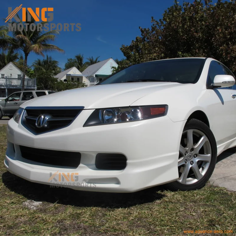 Подходит для 2004 2005 Acura TSX Sedan JDM Style переднего бампера губ ПУ|urethane| |