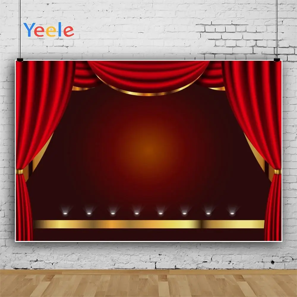 Yeele обои формальные красные встречи фон торжественный для фотосъемки