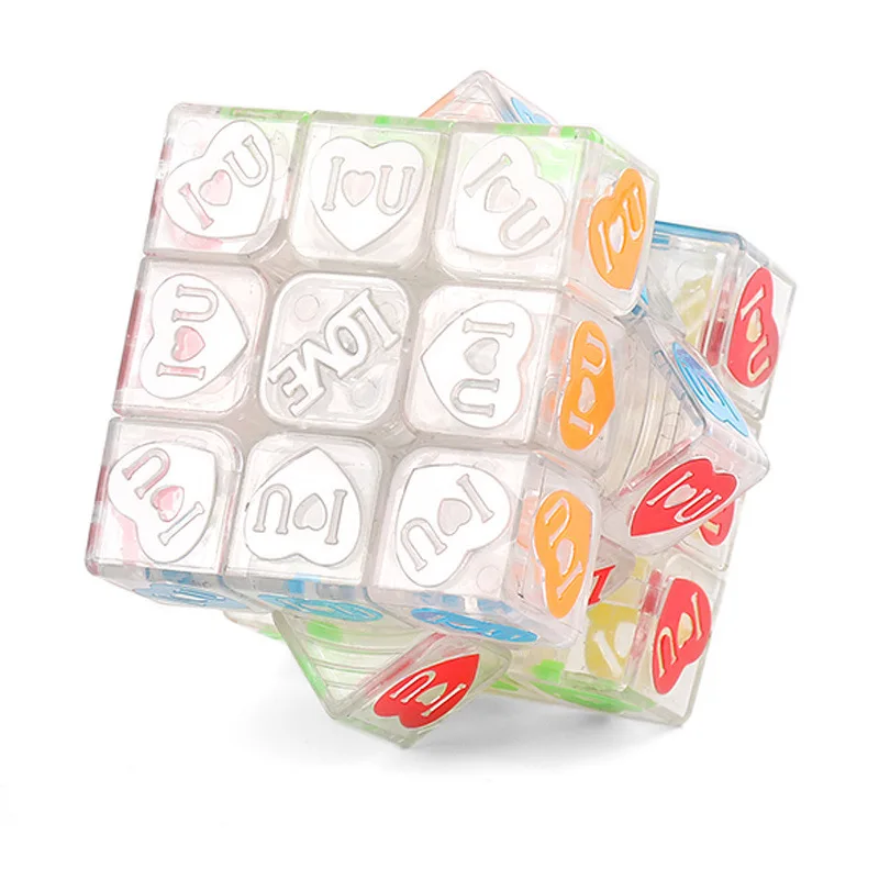 MOYU Crystal Love 3x3x3 магический куб скоростная головоломка 3x3 Развивающие игрушки
