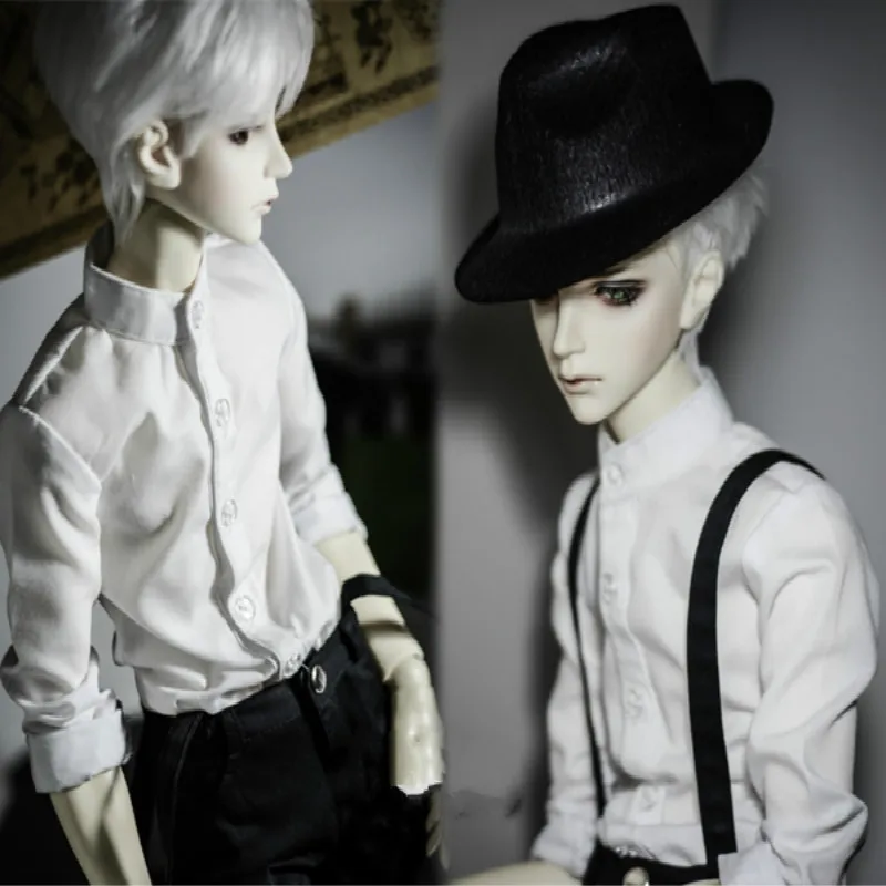 

BJD doll clothes white collar shirt - 1/3 1/4 uncle