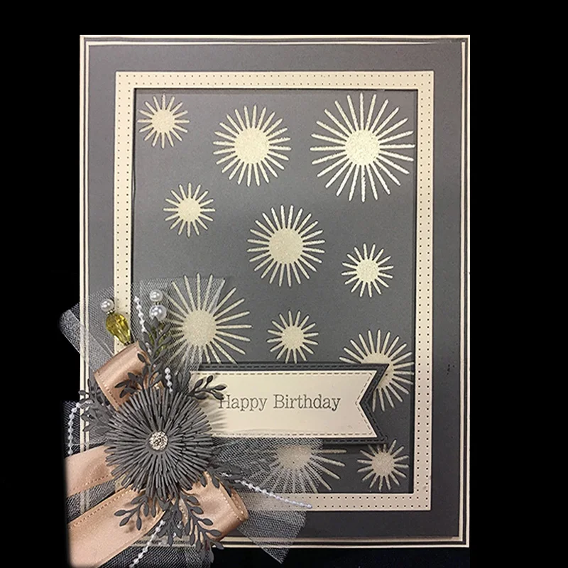 Цветы ремесло штампы Одуванчик металла резки Скрапбукинг DIY Фотоальбом