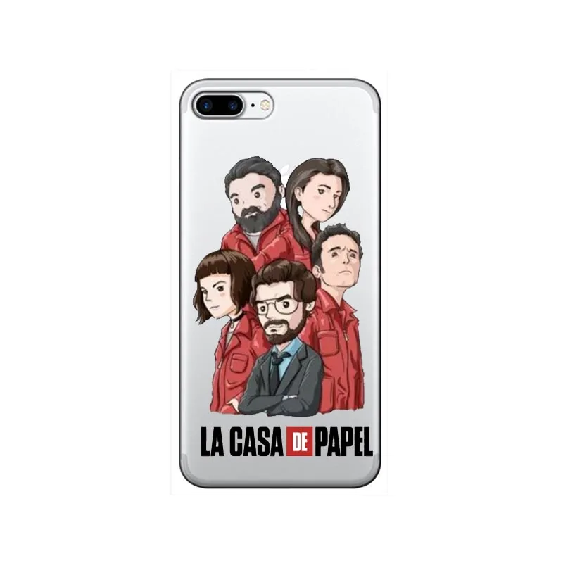 Испания ТВ La Casa de papel жесткий пластиковый чехол для телефона iPhone 11 11PRO MAXXR XS MAX 5 5S SE 6