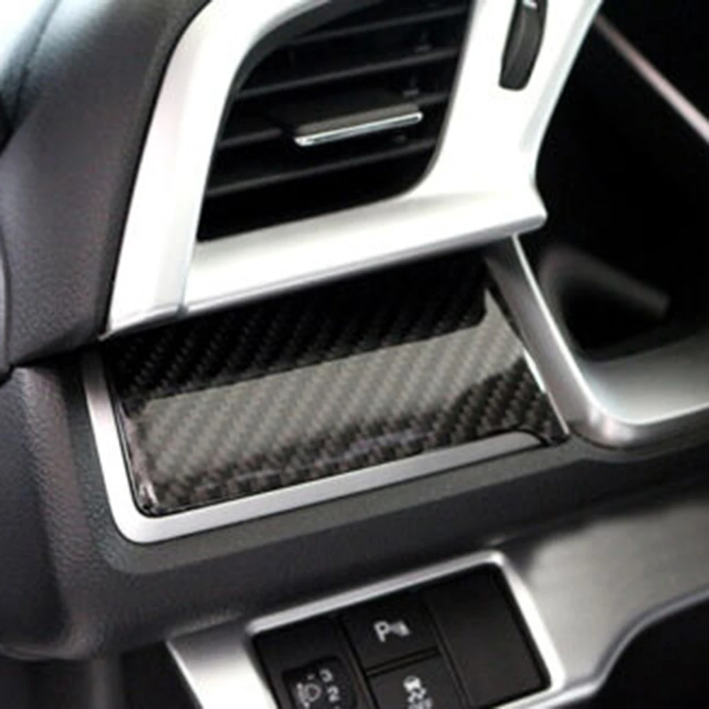 Car Door Decoration Cover Sticker Trim Center Console Dashboard Carbon Fiber For Honda Civic 2016 2017 Styling | Автомобили и