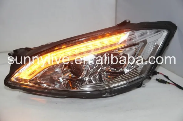 Для Mercedes-Benz S class W221 DRL светодиодный головной светильник 2006-2009 год хромированный корпус SN