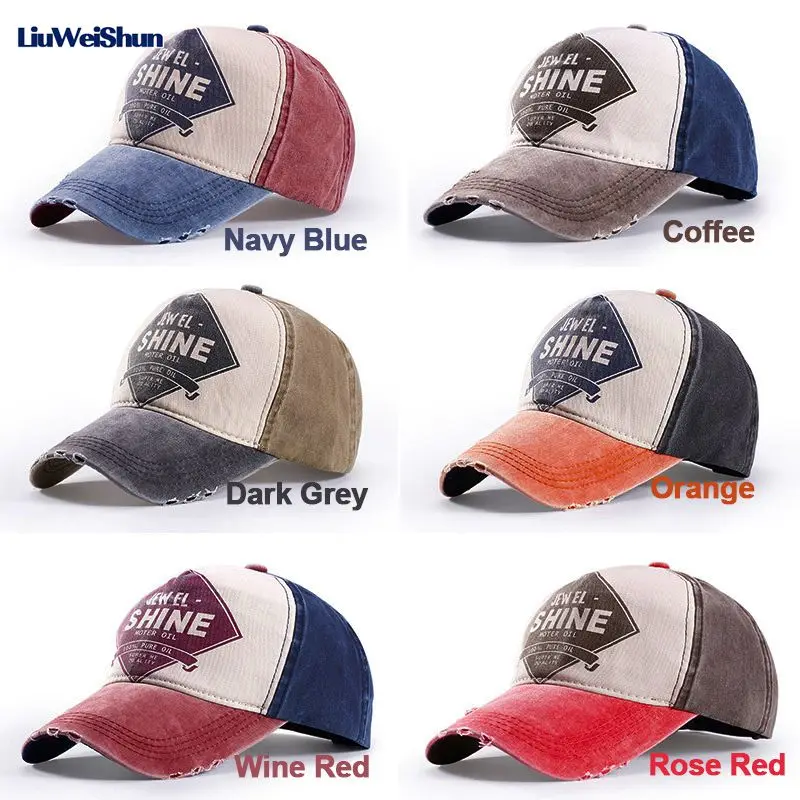 [LWS] Кепка для мужчин и женщин с буквенным украшением 6 цветов бейсболка водителя