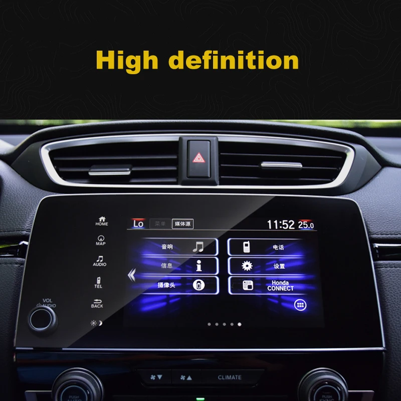 7-дюймовая Стальная Защитная пленка для экрана GPS-навигации Honda CRV EX EX-L 2017 2018