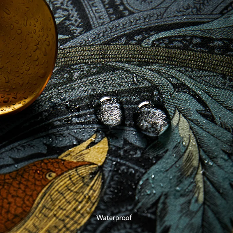 Бюльбюль из водонепроницаемого материала на основе хлопка листья скатерть с