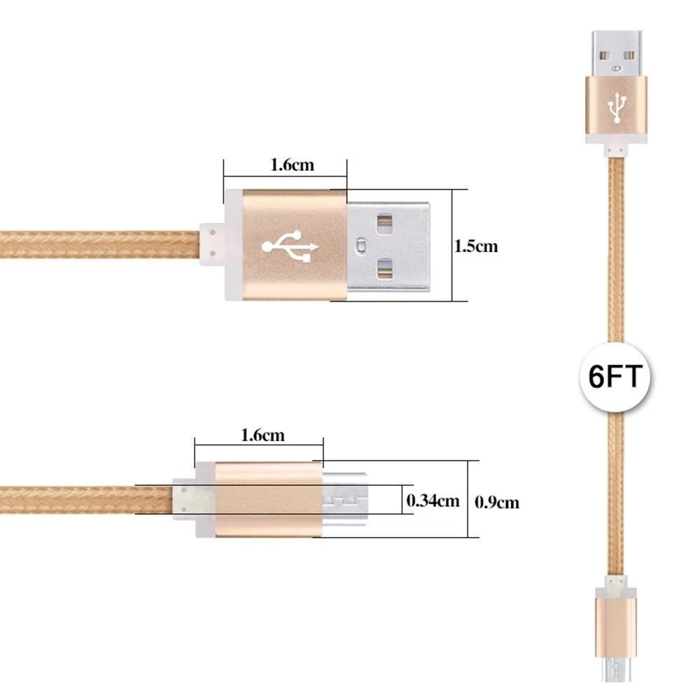 Микро USB кабель 2.4A Max устройство для быстрой зарядки шнур Huawei Honor Play 8A / Enjoy 9 Y7 Pro P Smart