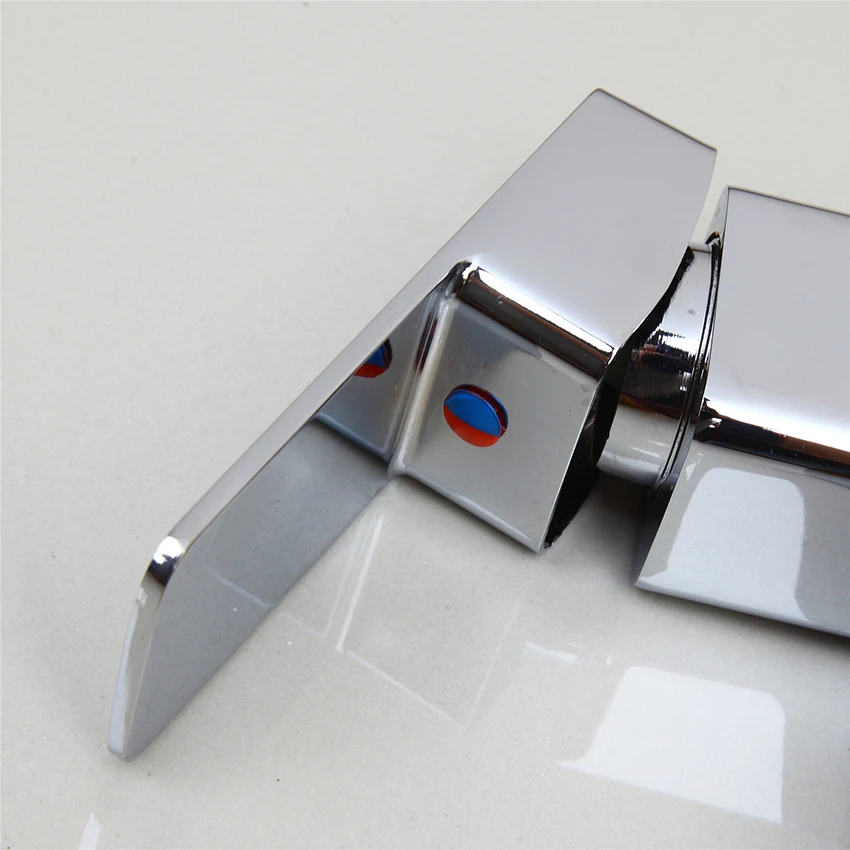 Новый водопад KEMAIDI RU современный кран для раковины в ванной медный смеситель воды