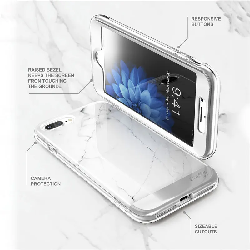 SUPCASE чехол для iphone 8 Plus UB Стелла Премиум Гибридный мраморный телефона со