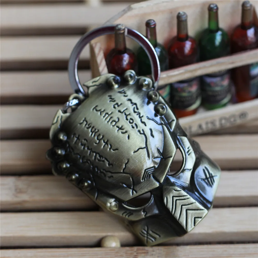 AVP Zinc Alloy key ring Antique Copper Plated car keychain Silver chain music Accessories 3592 |