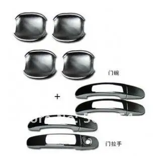 

Higher star ABS chrome 8pcs car Door Handle decoration Cover+ 4pcs door Handle Bowl for SKODA OCTAVIA 2007-2010