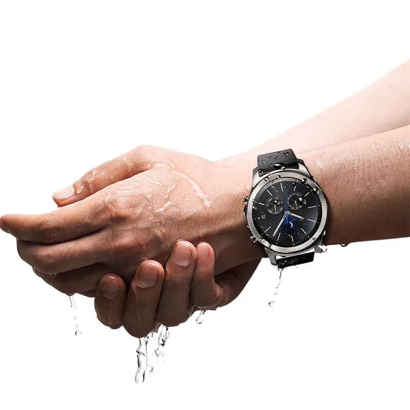Samsung Шестерни S3 классический Смарт часы GPS Bluetooth Фитнес сердечного ритма дорожки