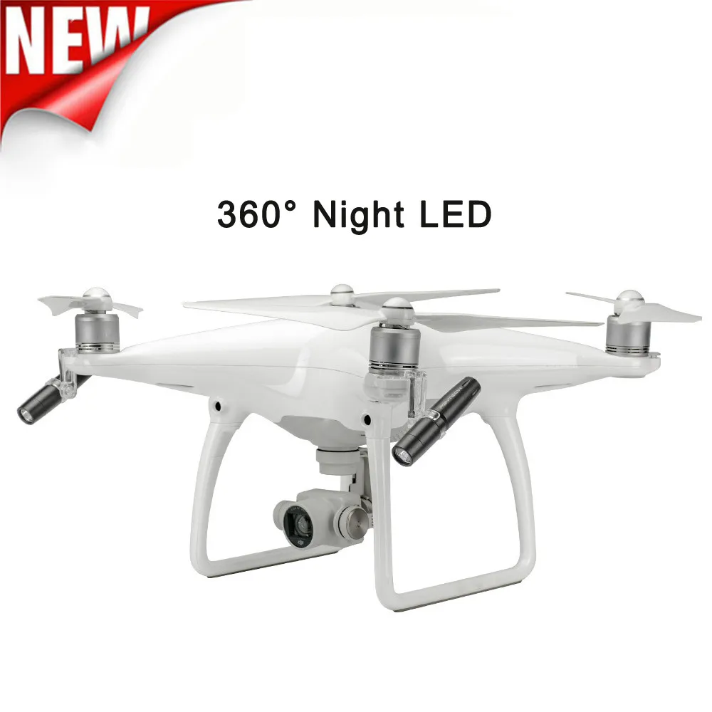 360 ночник светодиодный светильник для DJI PHANTOM 4/4 PRO + ночной полет поиск света Pro